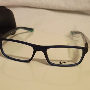 Nike Black and Navy Eyeglasses